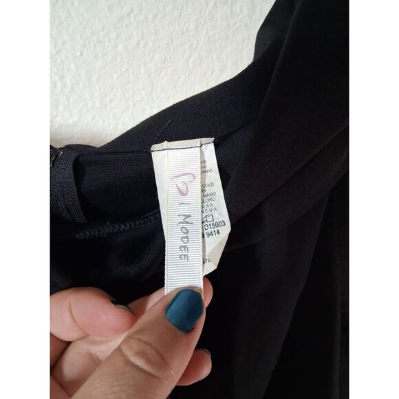 I Modee Dress Off Shoulder Business Casual Boho Office Black Women's Size Large - Picture 5 of 6